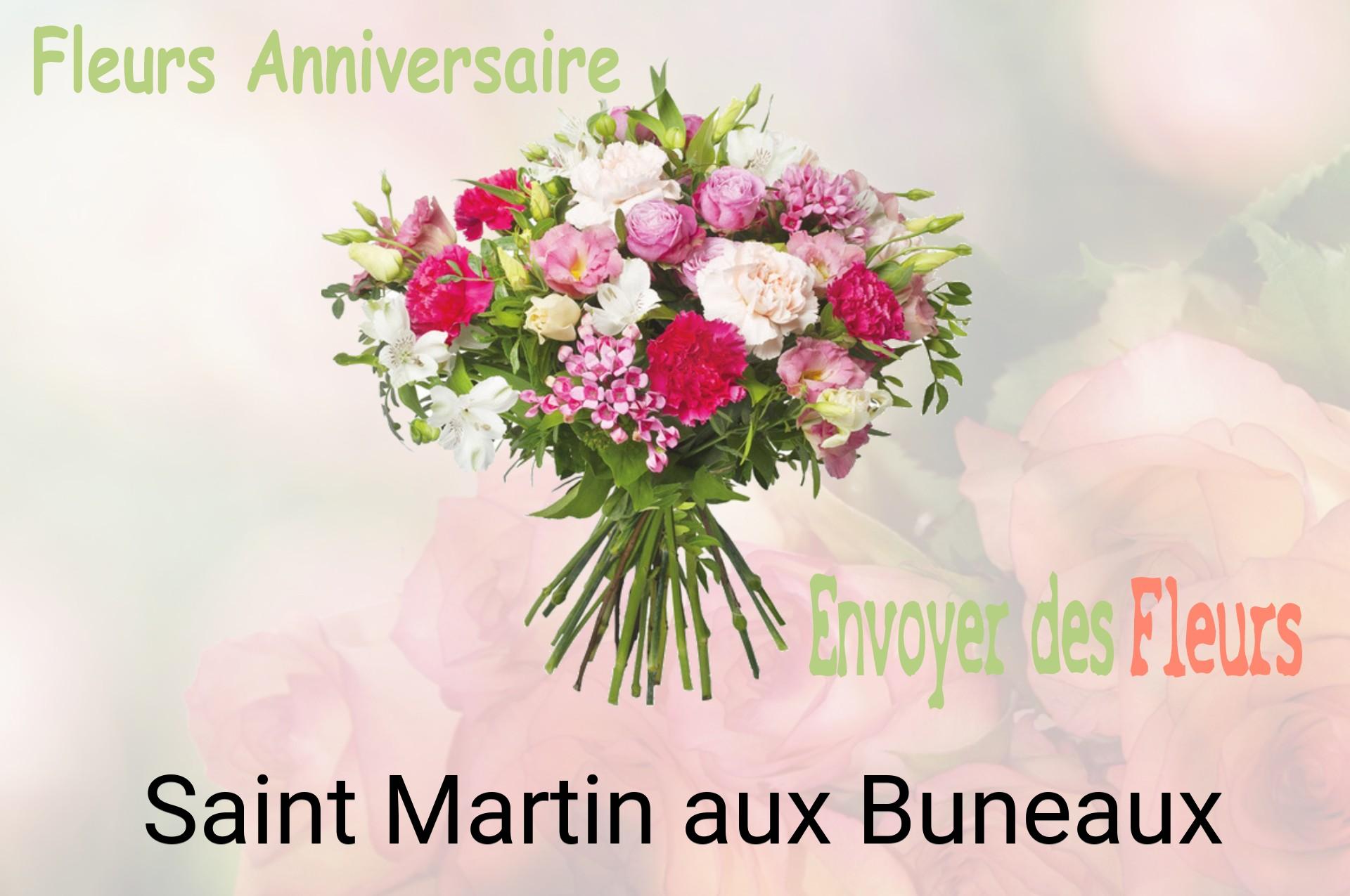 Bouquet de fleurs d’anniversaire livré à Saint-Martin-aux-Buneaux